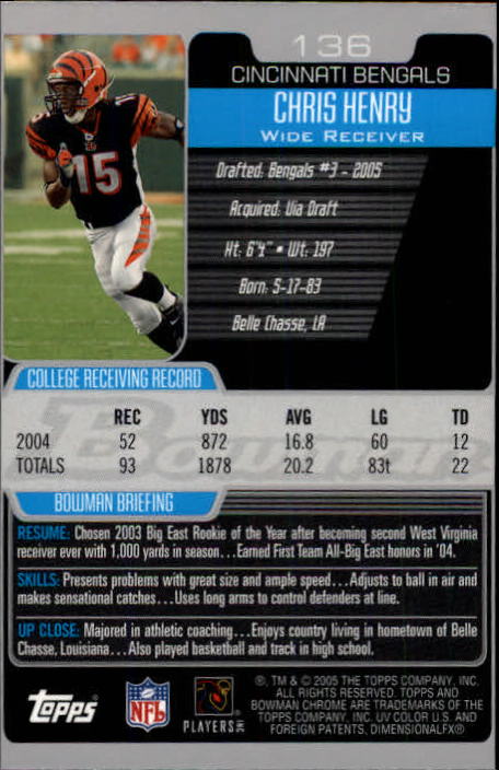 A0887- 2005 Bowman Chrome FB Cards 1-200 +Rookies -You Pick- 15+ FREE US SHIP - Picture 253 of 375