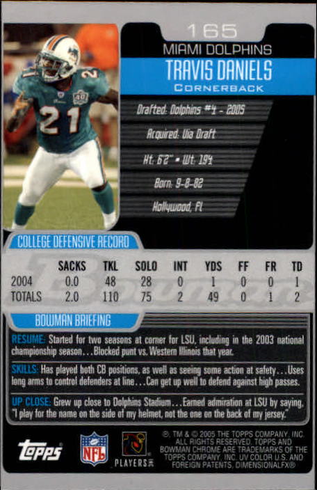 A0887- 2005 Bowman Chrome FB Cards 1-200 +Rookies -You Pick- 15+ FREE US SHIP - Picture 307 of 375