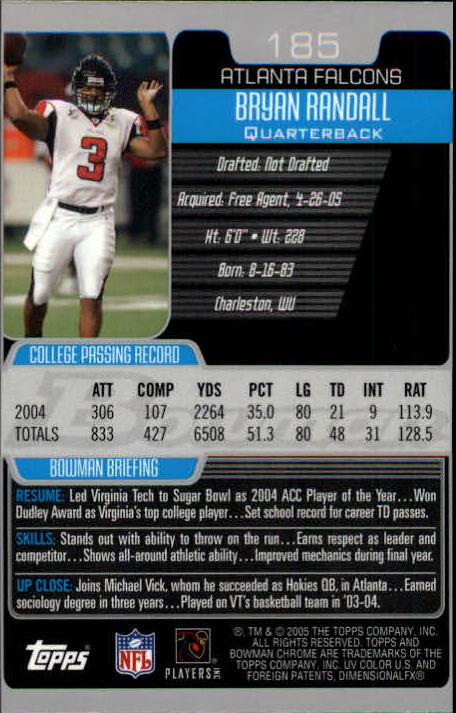 A0887- 2005 Bowman Chrome FB Cards 1-200 +Rookies -You Pick- 15+ FREE US SHIP - Picture 347 of 375