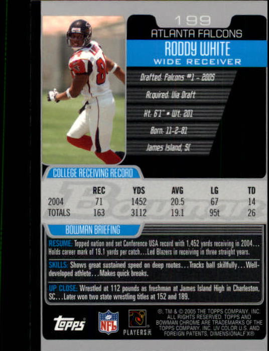 A0887- 2005 Bowman Chrome FB Cards 1-200 +Rookies -You Pick- 15+ FREE US SHIP - Picture 373 of 375