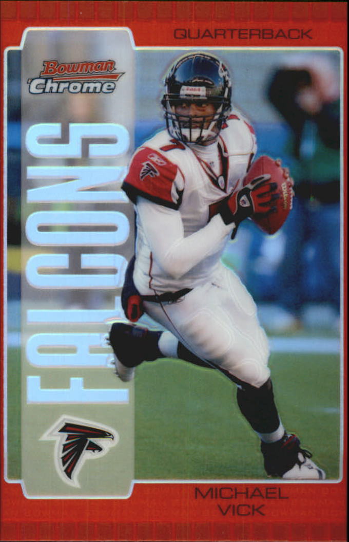 Michael Vick 2001 Press Pass Power Pick Rookie Card #47