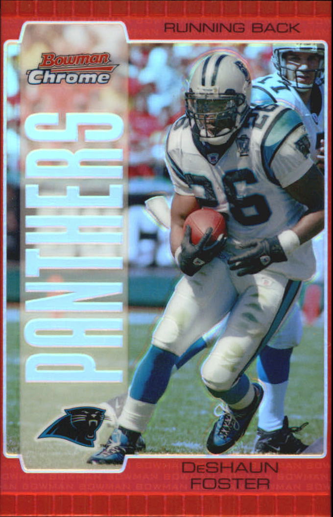 2005 Bowman Chrome Red Refractors #41 DeShaun Foster