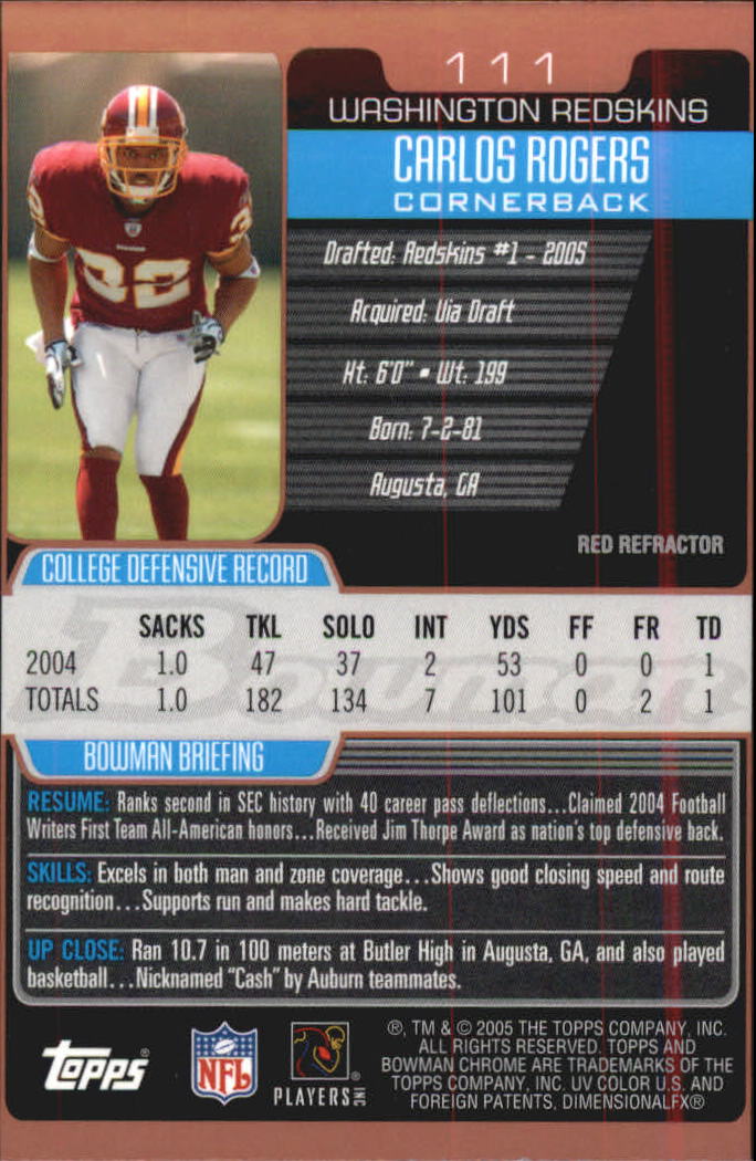 A0887- 2005 Bowman Chrome FB #s 201-259 +Inserts -You Pick- 15+ FREE US SHIP - Picture 89 of 128
