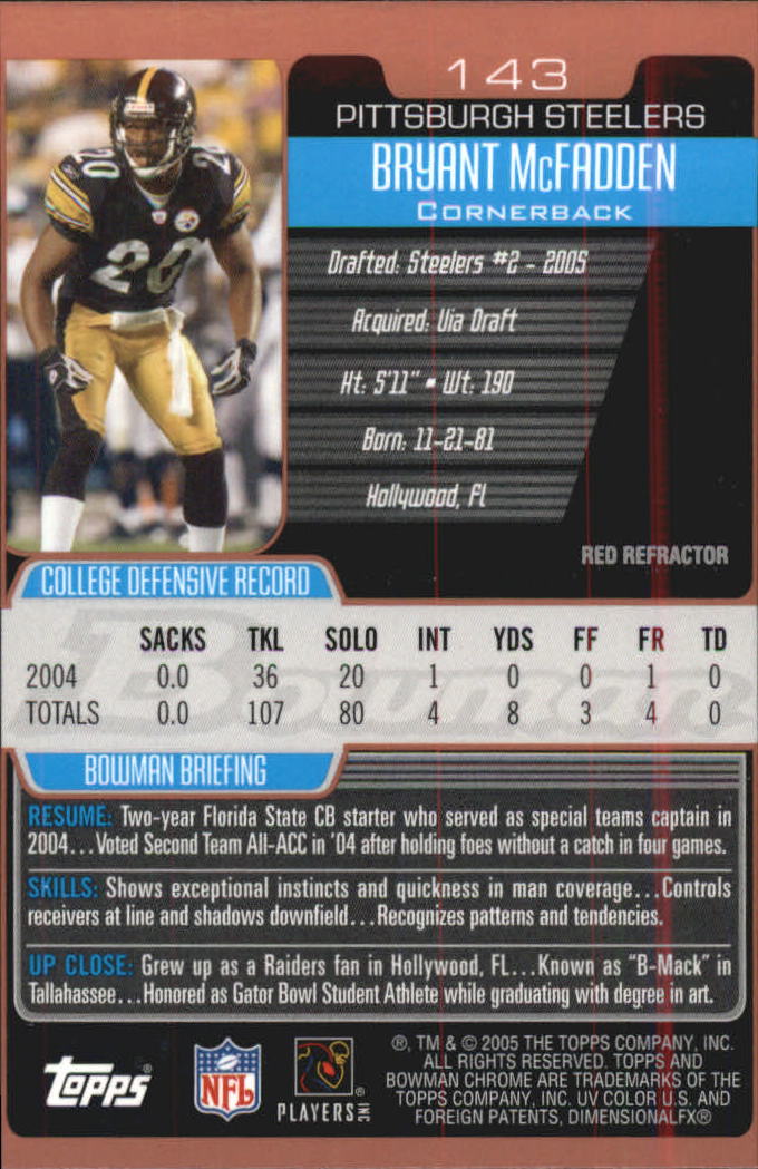 A0887- 2005 Bowman Chrome FB #s 201-259 +Inserts -You Pick- 15+ FREE US SHIP - Picture 101 of 128