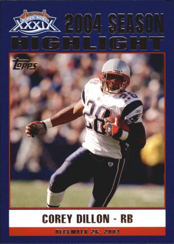 B5633- 2005 Patriots Topps Super Bowl Champions -You Pick- 15+ FREE US SHIP - Picture 86 of 111