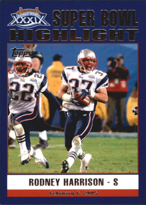B5633- 2005 Patriots Topps Super Bowl Champions -You Pick- 15+ FREE US SHIP - Picture 104 of 111