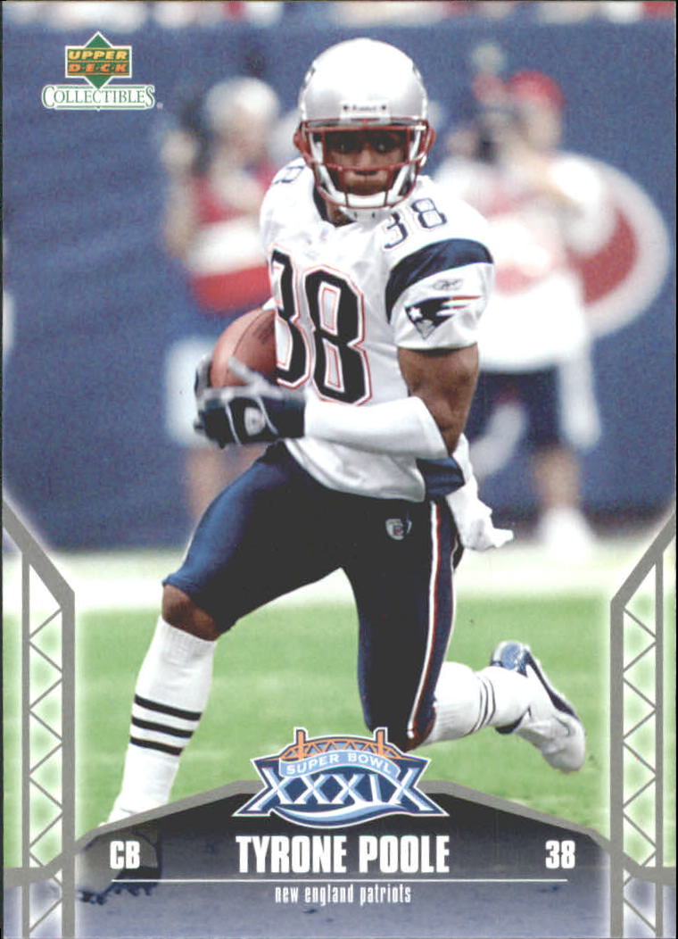 2005 Patriots Upper Deck Super Bowl Champions Football Card Pick | eBay