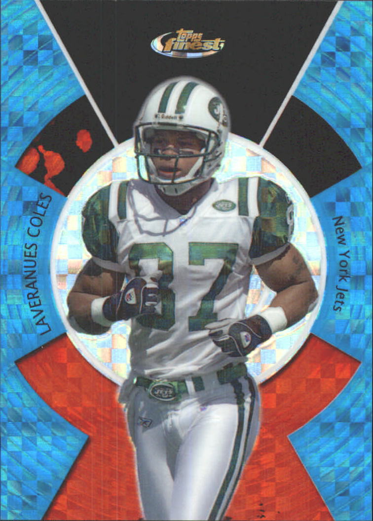 2005 Finest Blue Xfractors #17 Laveranues Coles