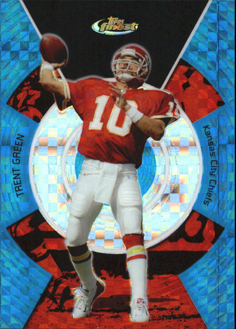 2005 Finest Blue Xfractors #80  Trent Green