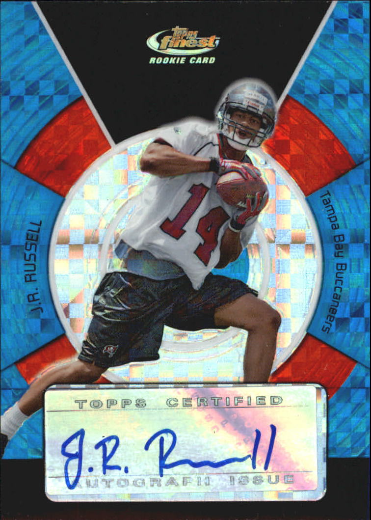 2005 Finest Blue Xfractors #181 J.R. Russell AU
