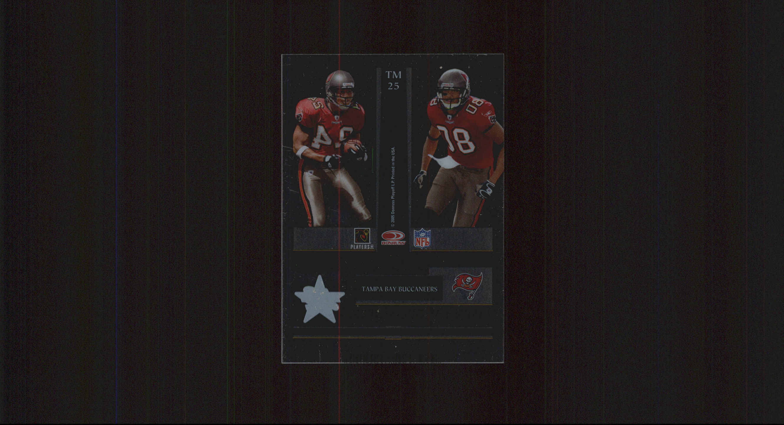 2005 Leaf Rookies and Stars Ticket Masters Gold Championship #TM25 Micheal Clayton/Cadillac Williams back image