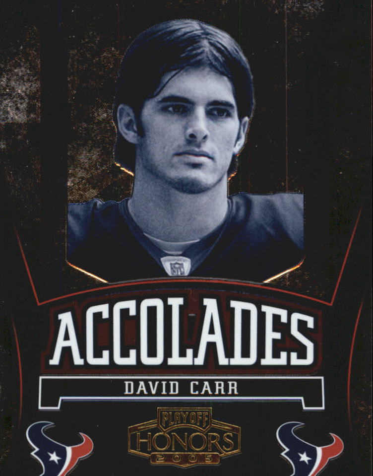 2005 Playoff Honors Accolades #A16 David Carr