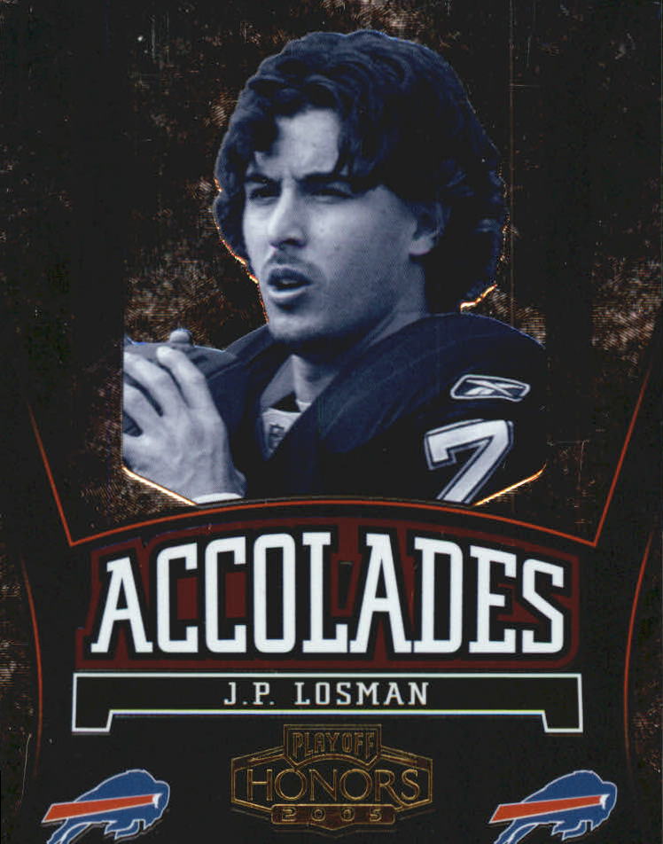2005 Playoff Honors Accolades #A23 J.P. Losman