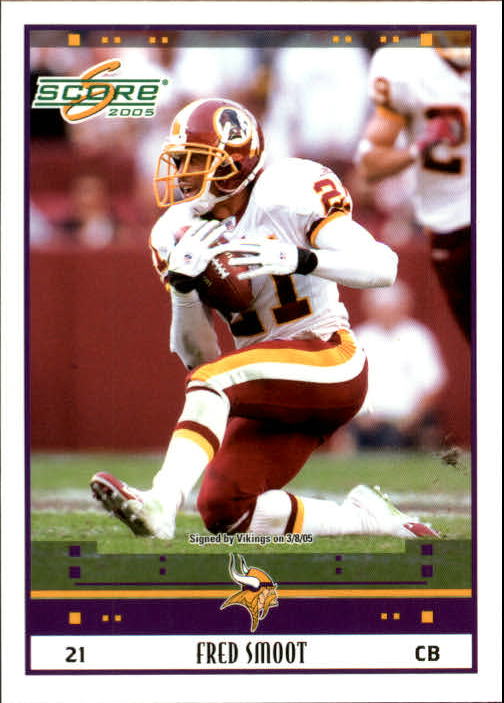 2005 Score #295 Fred Smoot