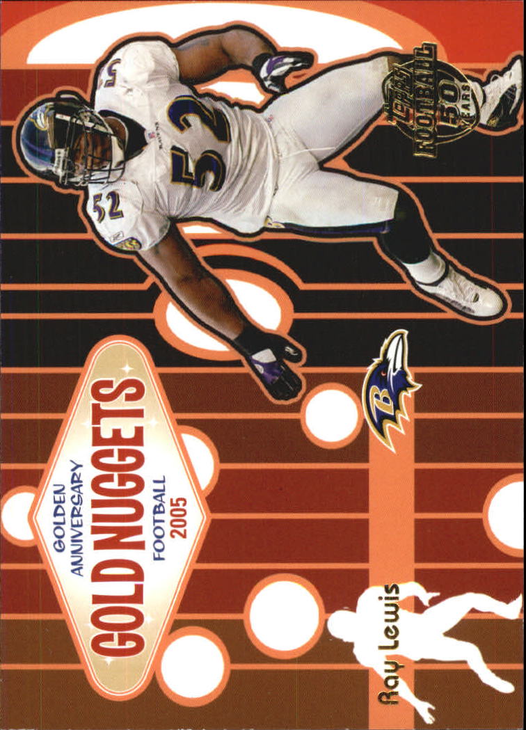 2005 Topps Golden Anniversary Gold Nuggets #GN5 Ray Lewis