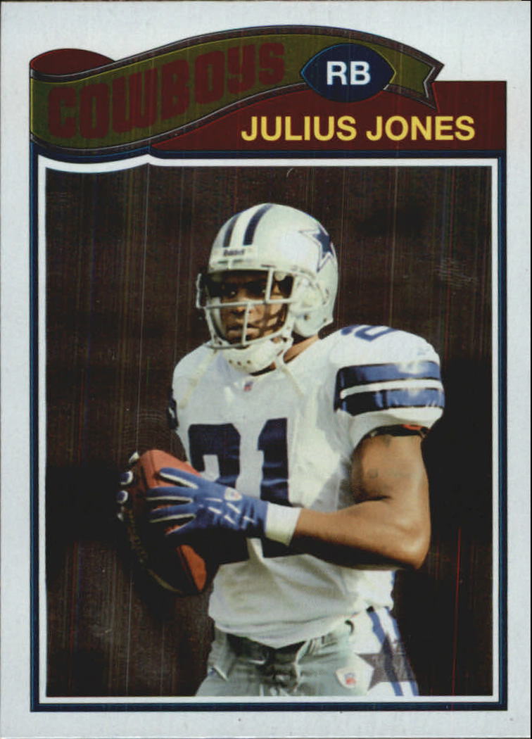 2005 Topps Heritage Foil #THC65 Julius Jones