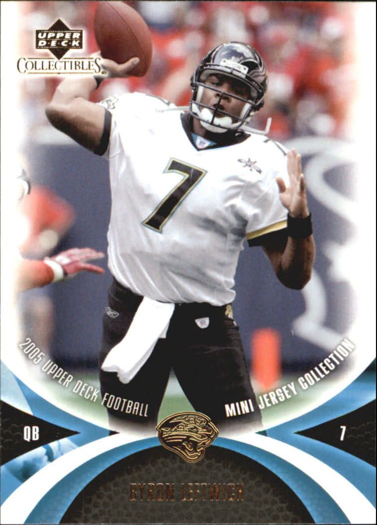 2005 UD Mini Jersey Collection #27 Byron Leftwich