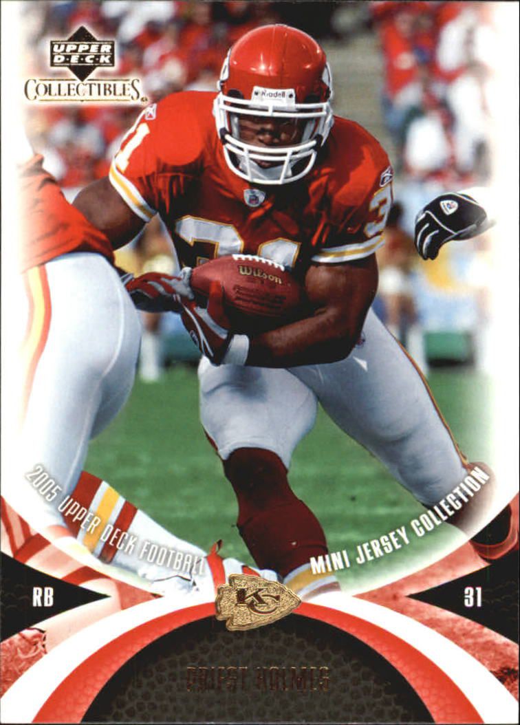 2005 UD Mini Jersey Collection #29 Priest Holmes