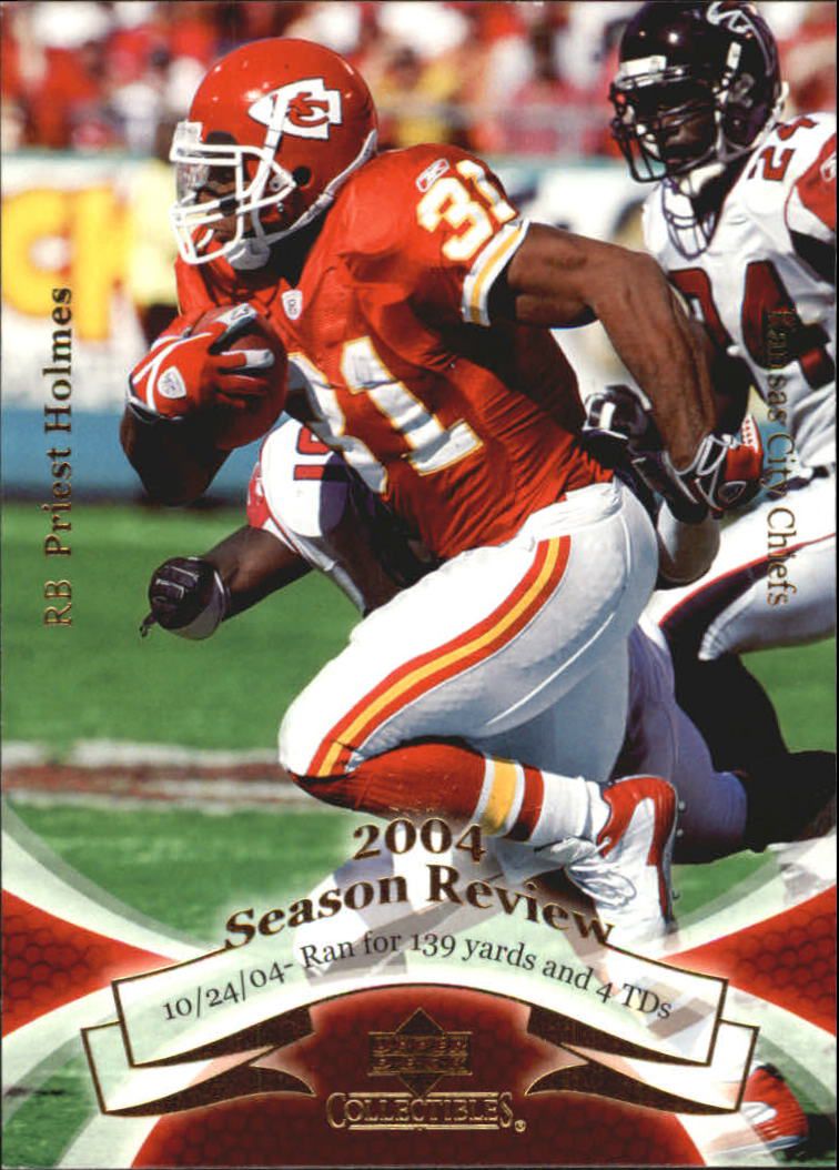 2005 UD Mini Jersey Collection #94 Priest Holmes SR