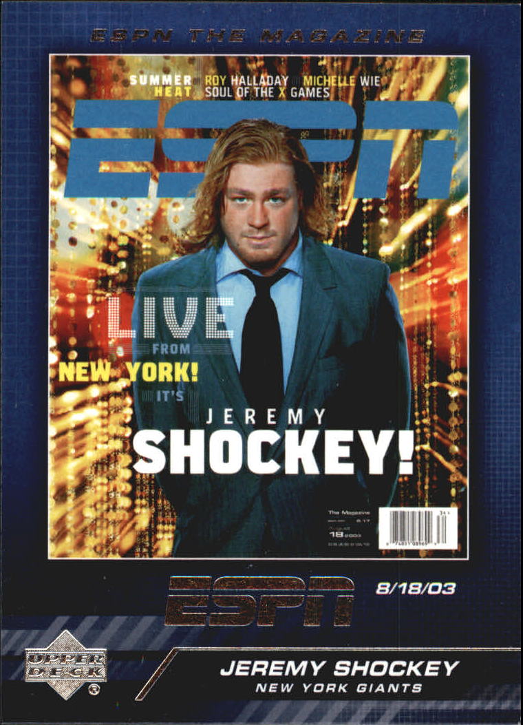 2005 Upper Deck ESPN Magazine Covers #TM9 Jeremy Shockey
