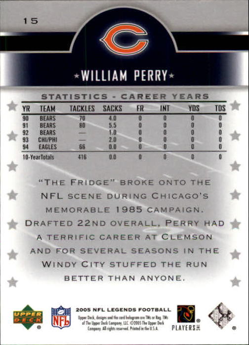 2005 Upper Deck Legends Football "Main Set" Cards #1 to #190 - Picture 31 of 211