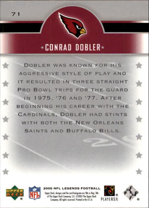 2005 Upper Deck Legends Football "Main Set" Cards #1 to #190 - Picture 139 of 211