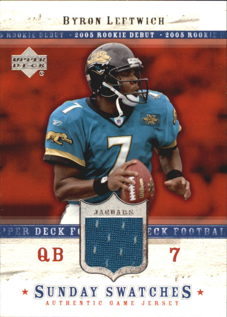 2005 Upper Deck Rookie Debut Sunday Swatches #SUBL Byron Leftwich