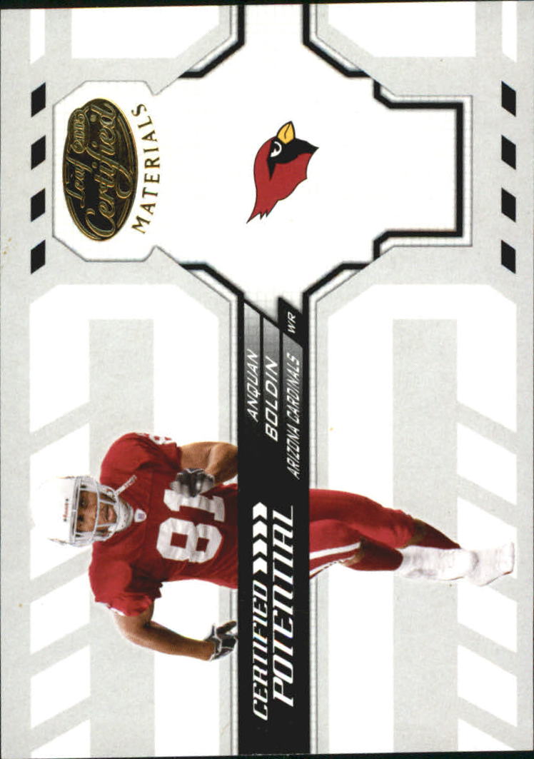 2005 Leaf Certified Materials Certified Potential #1 Anquan Boldin