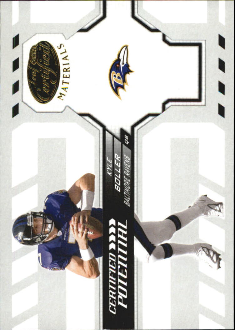 2005 Leaf Certified Materials Certified Potential #3 Kyle Boller