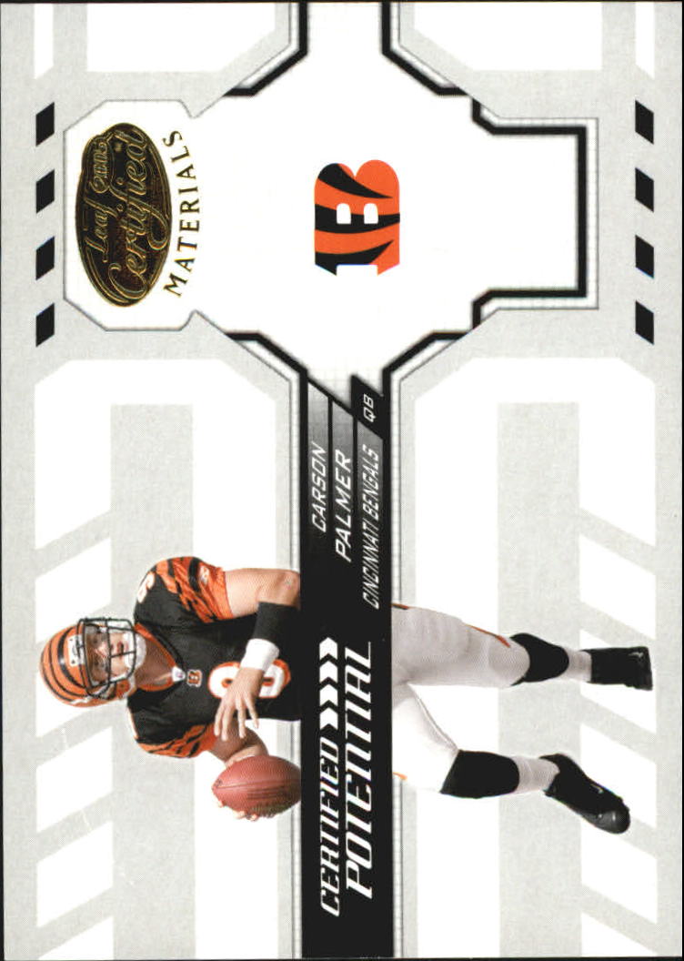 2005 Leaf Certified Materials Certified Potential #8 Carson Palmer