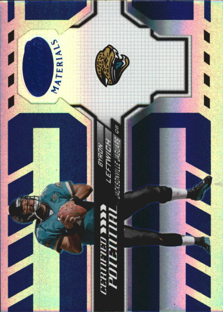 2005 Leaf Certified Materials Certified Potential Blue #16 Byron Leftwich
