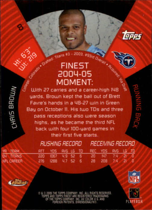 2005 Finest Football (Pick Card From List) C148 07-24 - Picture 13 of 143