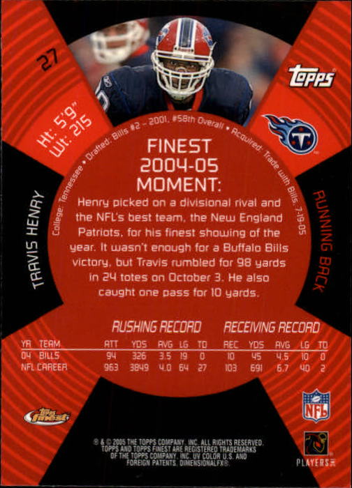 2005 Finest Football (Pick Card From List) C148 07-24 - Picture 27 of 143