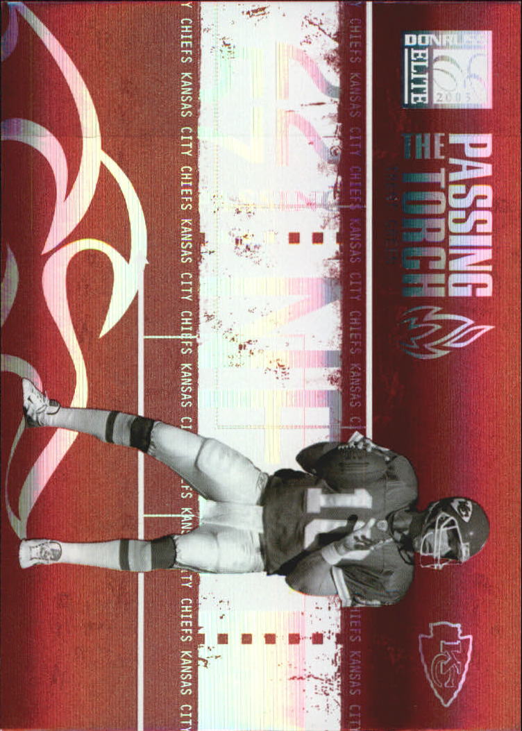 2005 Donruss Elite Passing the Torch Red #PT6 Trent Green