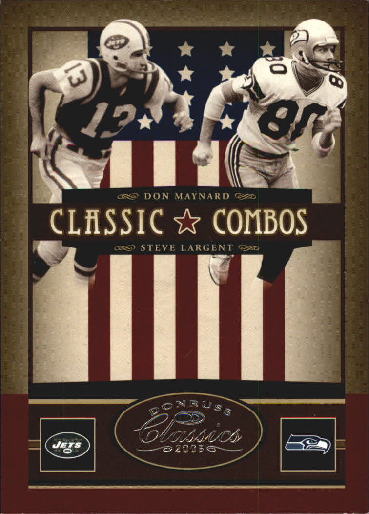 2005 Donruss Classics Classic Combos Silver #11 D.Maynard/S.Largent
