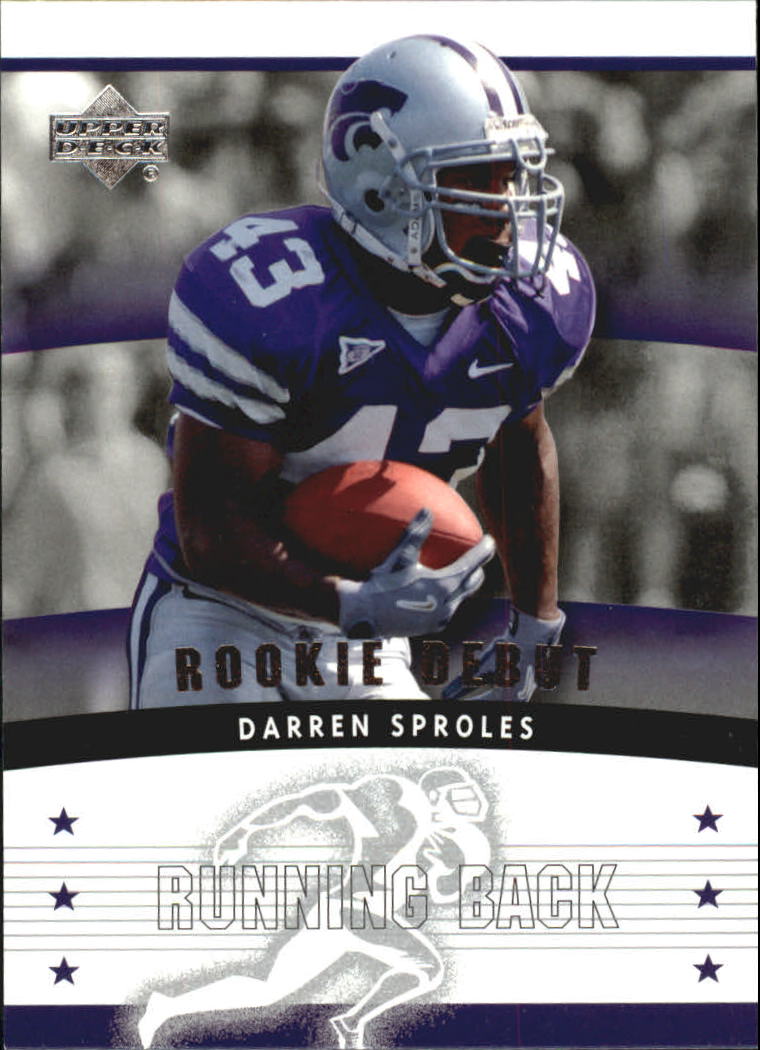 2005 Upper Deck Rookie Debut #114 Darren Sproles RC