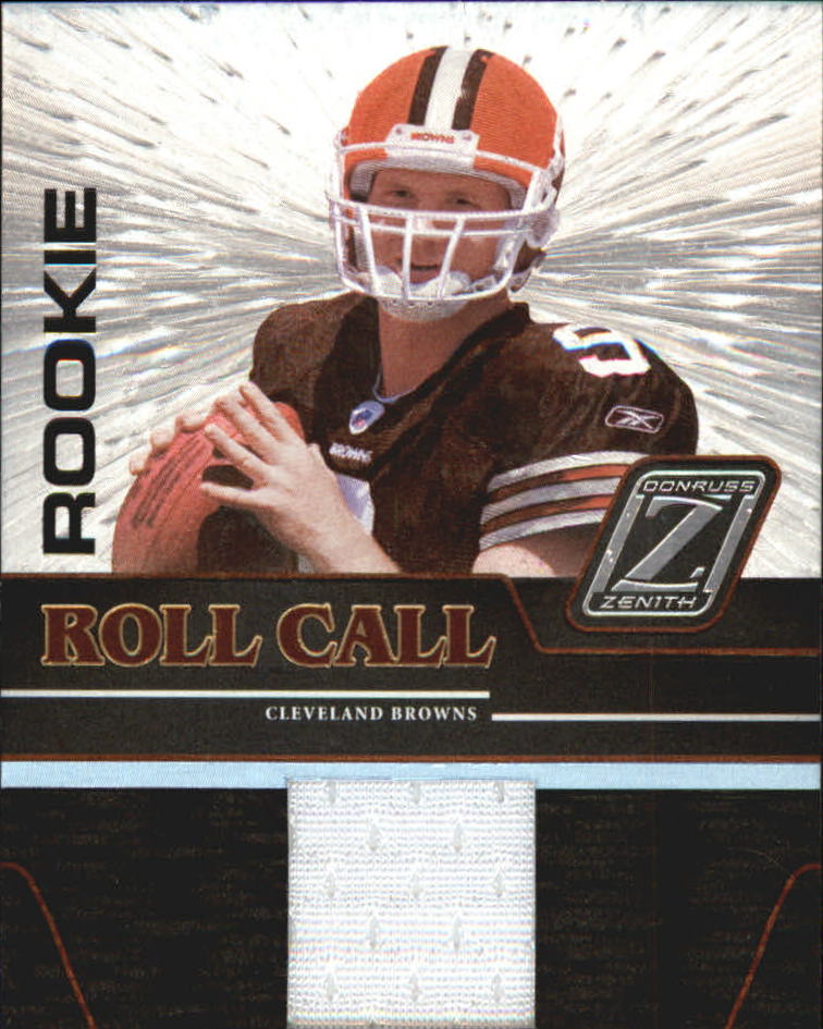 2005 Zenith Rookie Roll Call Jerseys #RC8 Charlie Frye