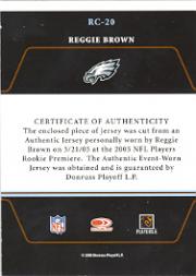 2005 Zenith Rookie Roll Call Jerseys FOOTBALL You Pick - Picture 11 of 19