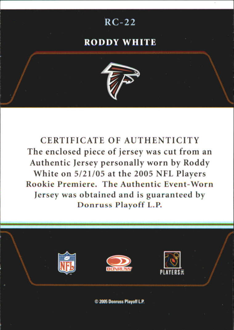 2005 Zenith Rookie Roll Call Jerseys FOOTBALL You Pick - Picture 13 of 19