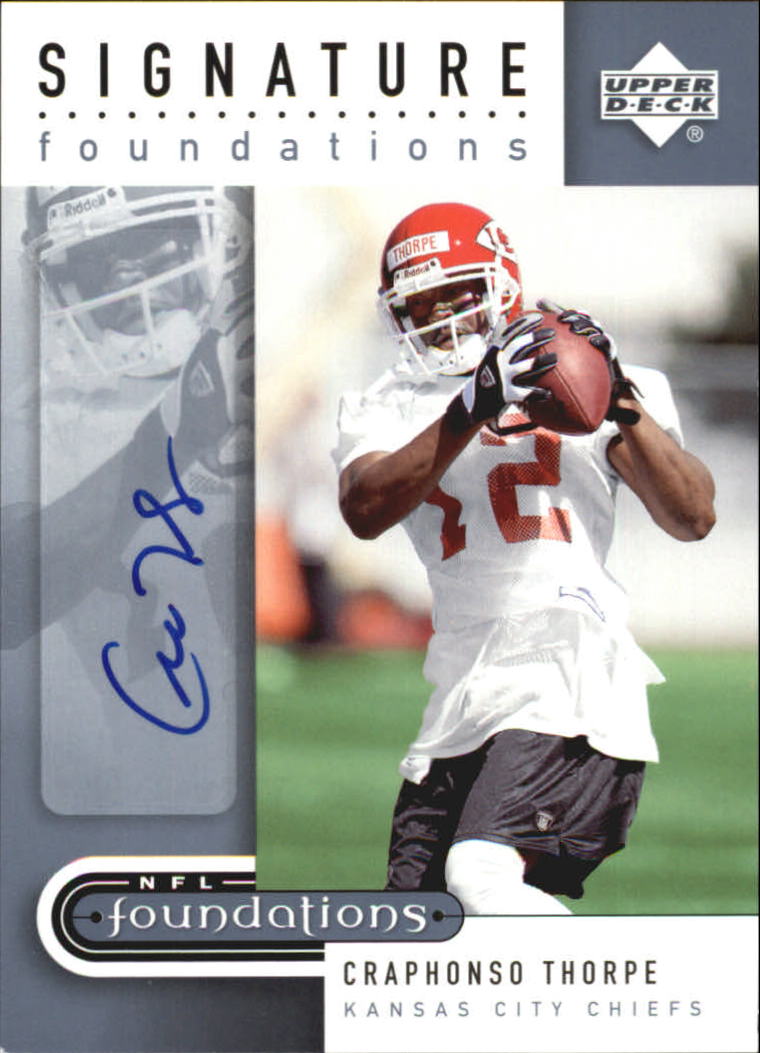 2005 Upper Deck Foundations Signature Foundations Silver #SFCT Craphonso Thorpe