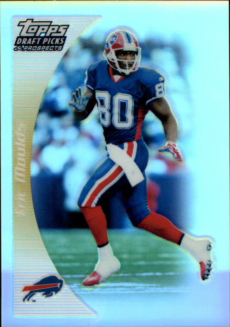 2005 Topps Draft Picks and Prospects Chrome Gold Refractors #33 Eric Moulds