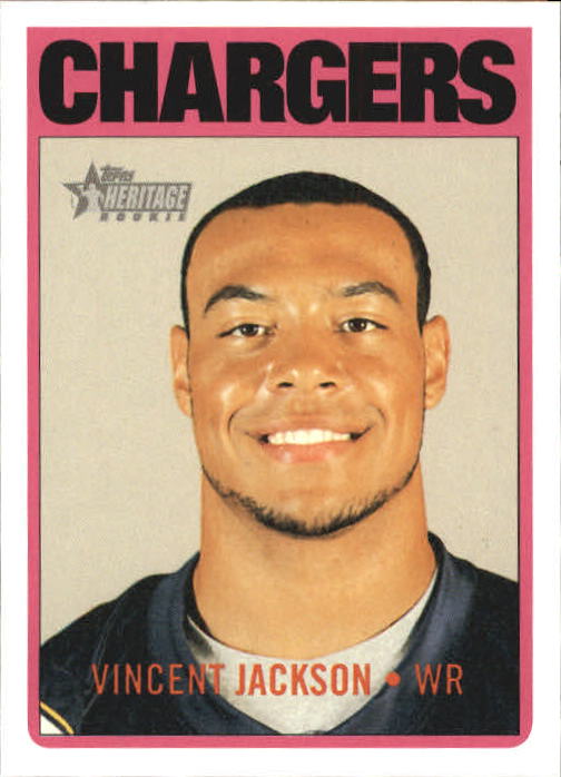 2005 Topps Heritage #60A Vincent Jackson RC
