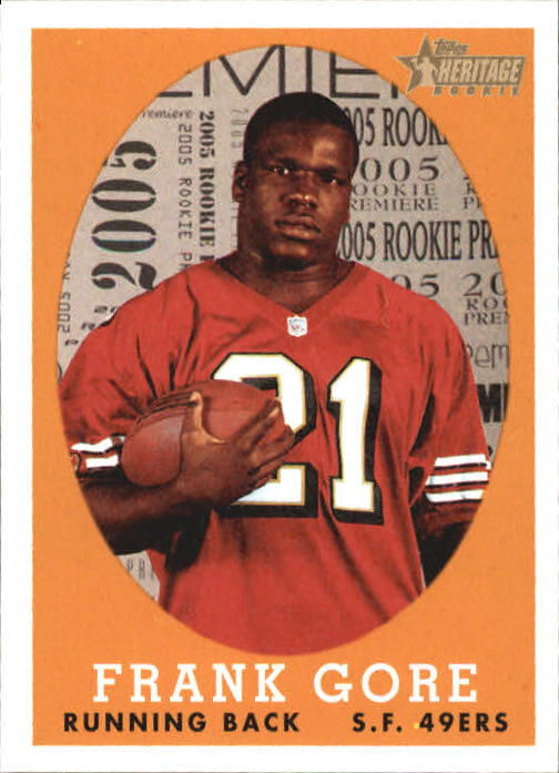 2005 Topps Heritage #73B Frank Gore 58T SP