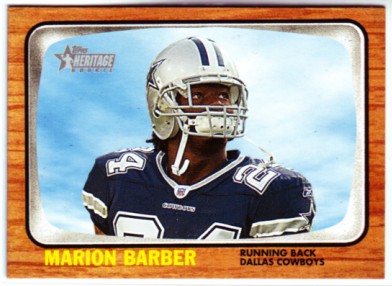2005 Topps Heritage #247 Marion Barber RC - NM-MT - Card Shack