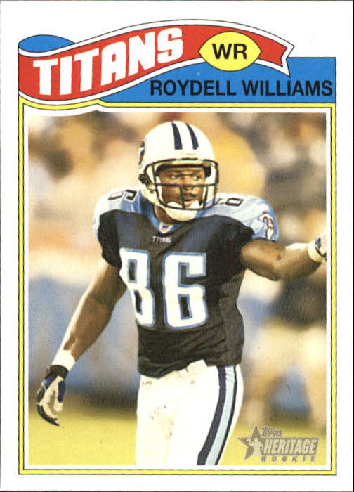 2005 Topps Heritage #294 Roydell Williams RC