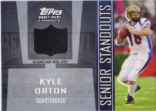 2005 Topps Draft Picks and Prospects Senior Standout Jersey #SSKO Kyle Orton K