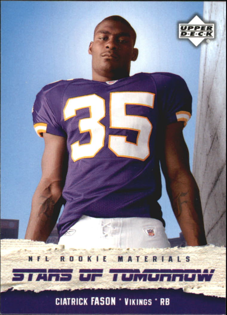 2005 Rookie Materials (Upper Deck) Football "Insert" Cards - Picture 17 of 26