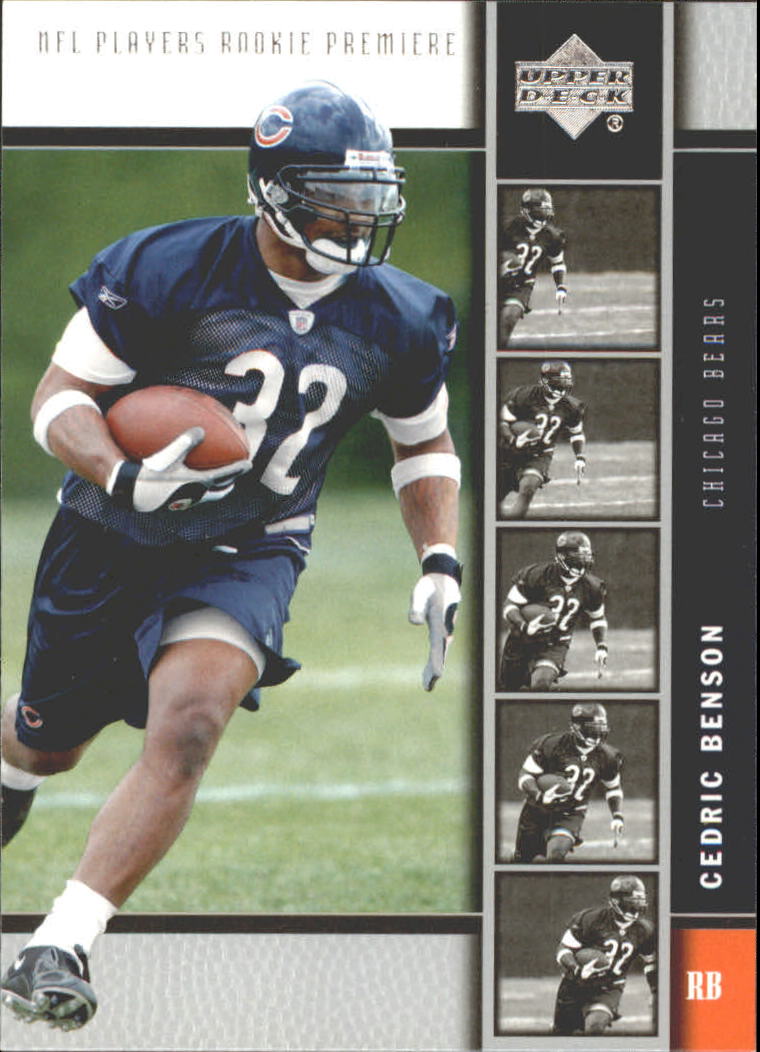 2005 Bazooka #167 Cedric Benson Chicago Bears Rookie