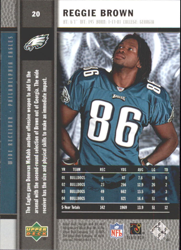 Ronnie Brown 2005 Upper Deck Rookie Premiere Rookie #5 - Miami