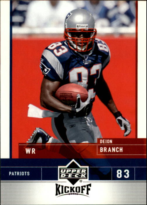 2005 Kickoff (Upper Deck) Football "Main Set" Cards - Picture 30 of 77